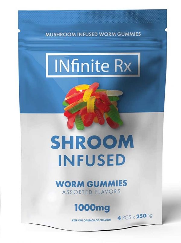 INfinite Rx Shroom Infused Worm Gummies Edibles (1000mg) USA, Shroom Infused Worm Gummies Edibles for sale Connecticut, one up chocolate