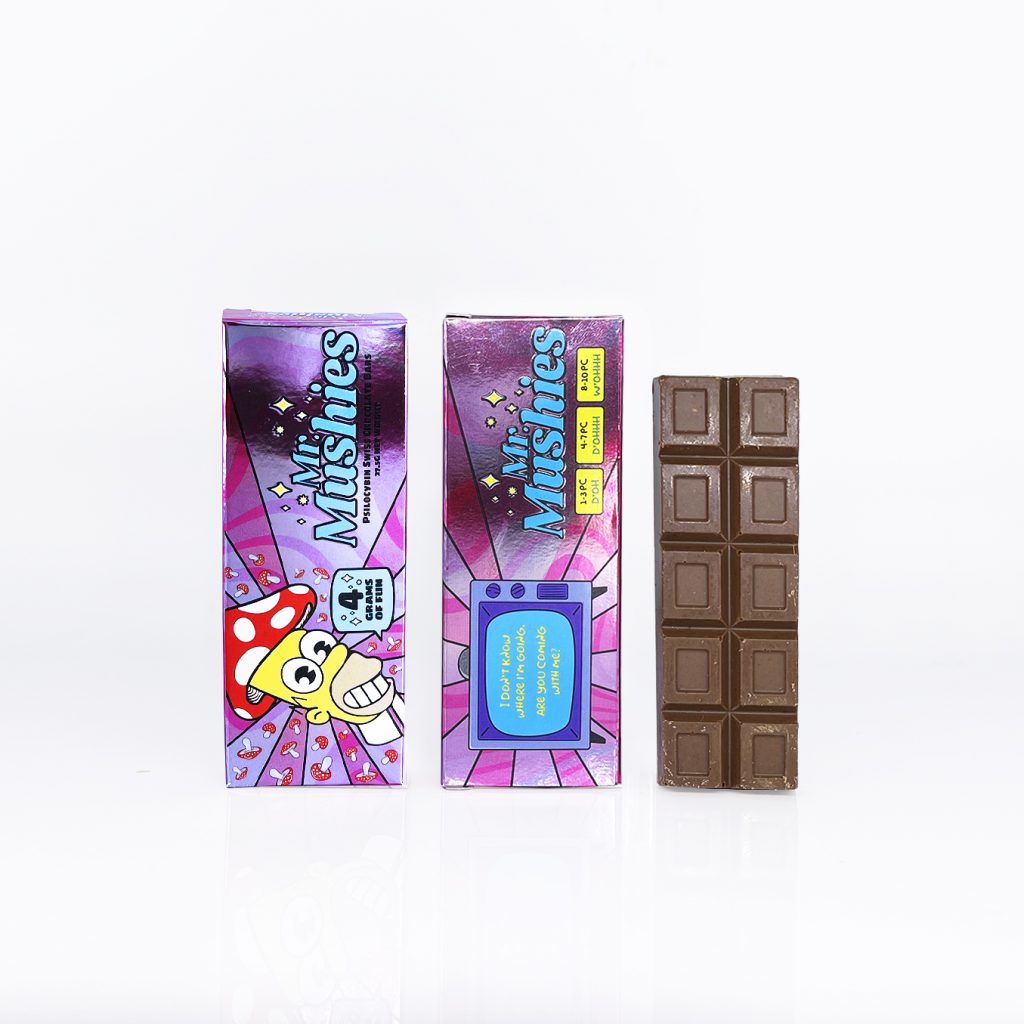 Buy Mr Mushies Psilocybin strawberry shortcake Chocolate Bars – 3g USA